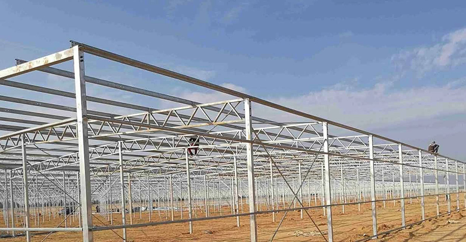 70,000 Tons Greenhouse Pipe Project in Egyptian Desert-Greenhouse Structure