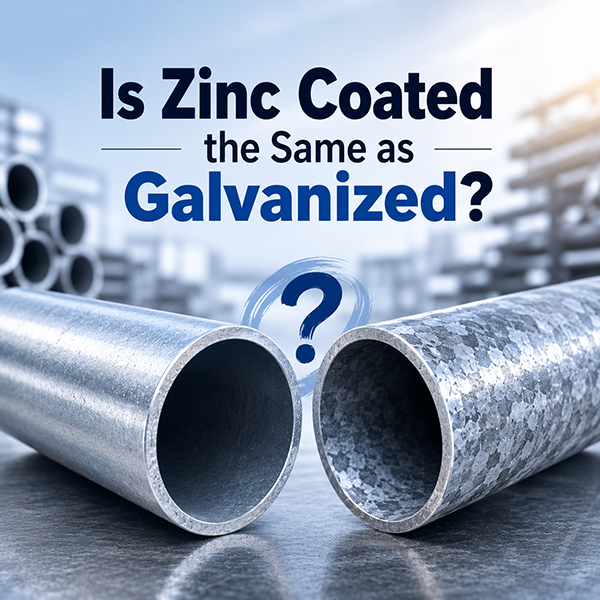 Is zinc coated the same as galvanized?