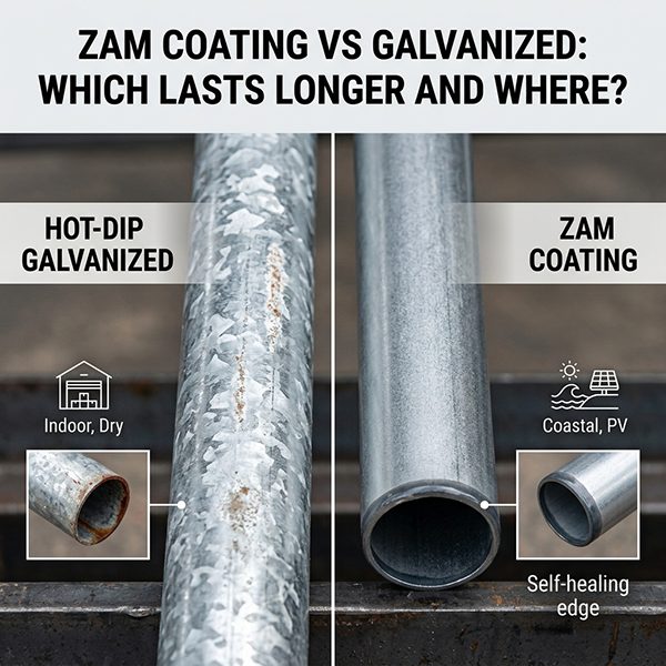 ZAM Coating Vs Galvanized: Which Lasts Longer And Where?